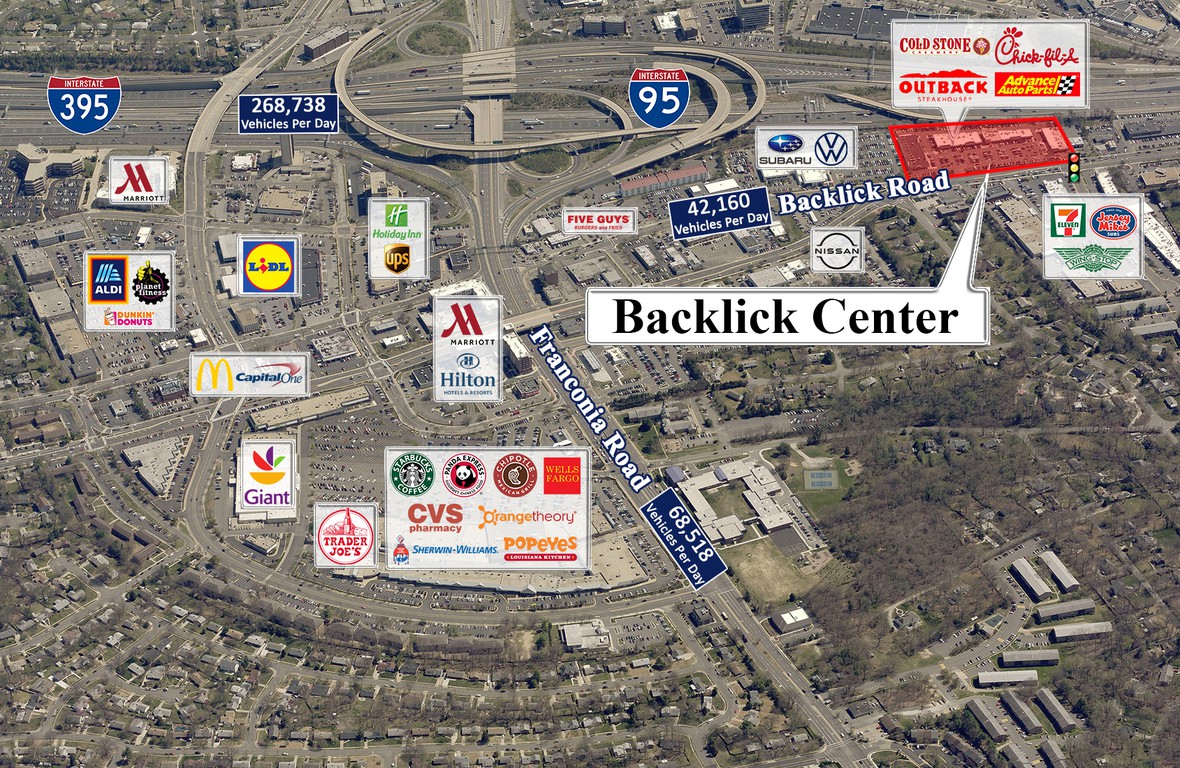 Aerial image of Backlick Center