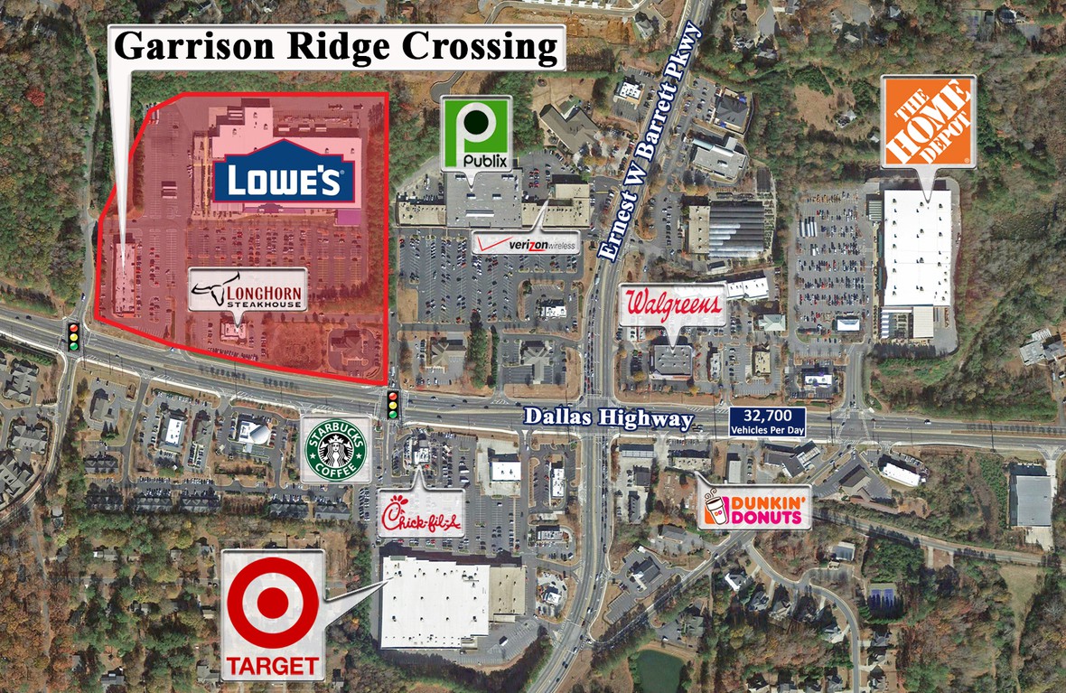 Aerial image of Garrison Ridge Crossing
