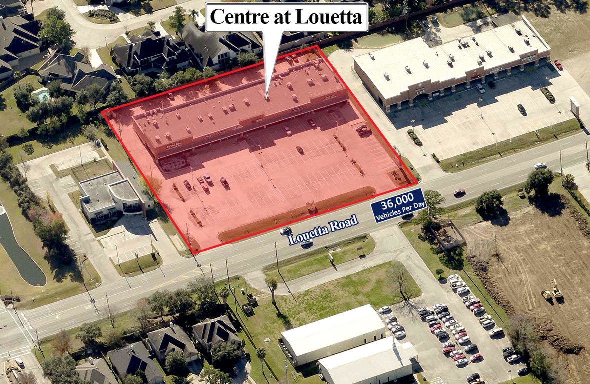 Aerial image of Centre at Louetta