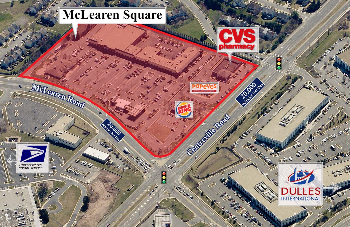 Aerial image of McLearen Square