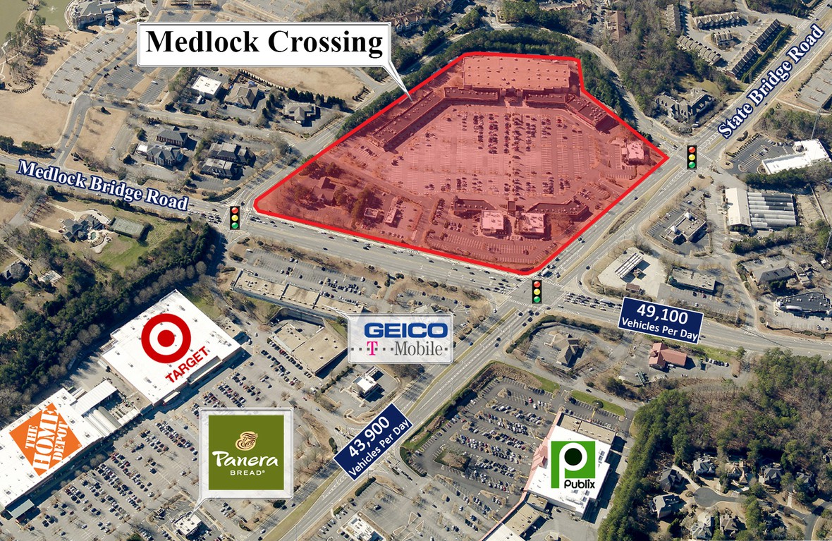 Aerial image of Medlock Crossing