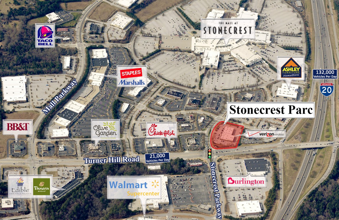Aerial image of Stonecrest Parc