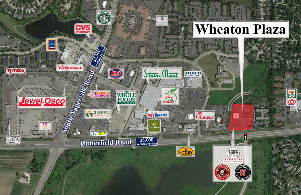 Aerial image of Wheaton Plaza